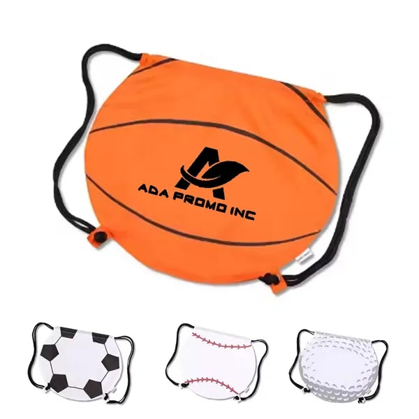 Basketball Drawstring Backpack