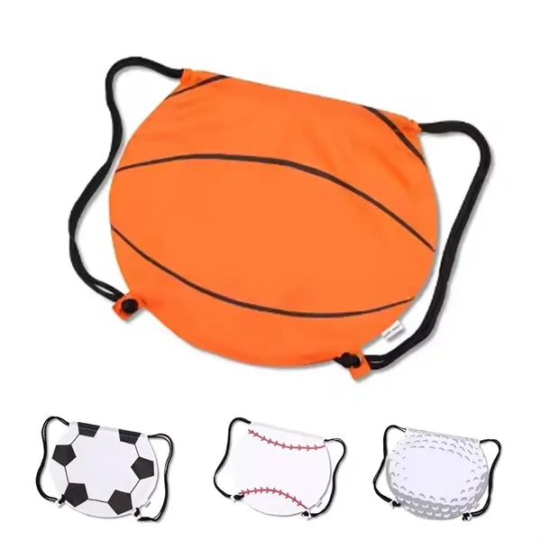 Basketball Drawstring Backpack