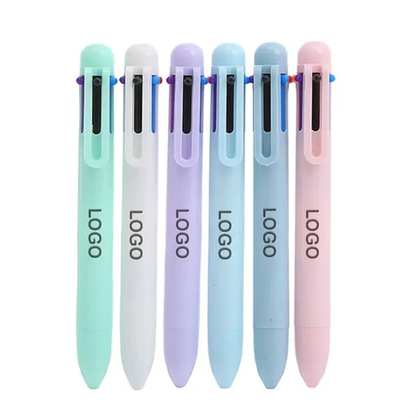 6-Color Creative Student Ballpoint Pen