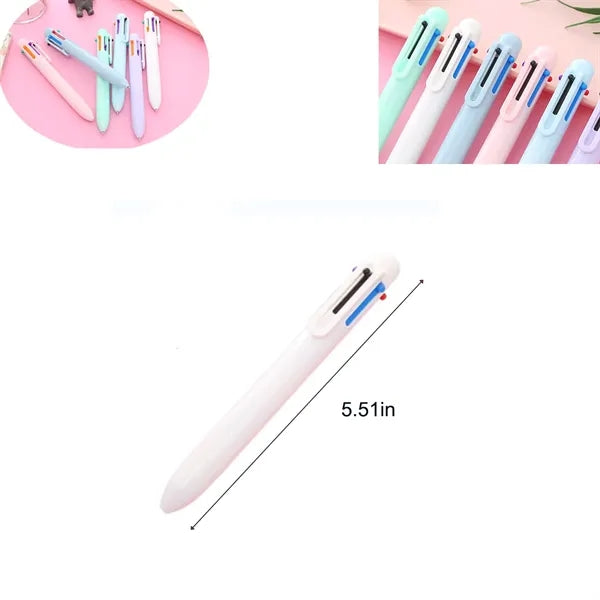 6-Color Creative Student Ballpoint Pen