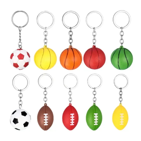 Stress Reliever Ball Key Chains