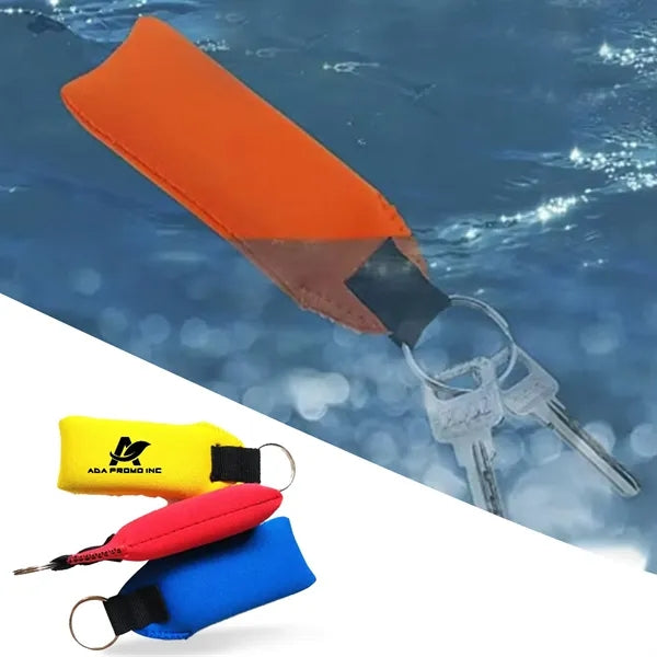 Neoprene Float Key Ring