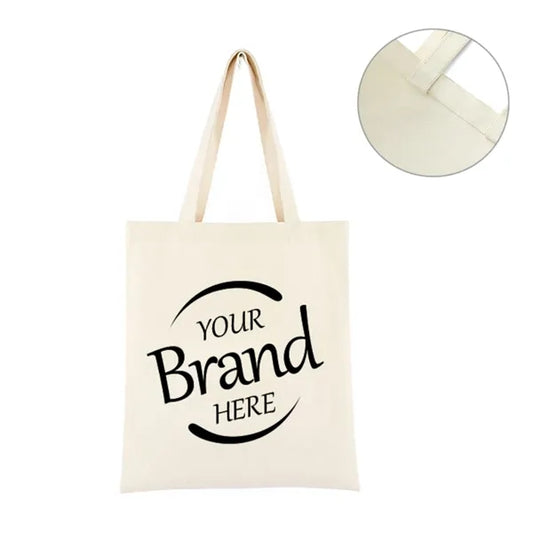 White Economical Canvas Tote Bag