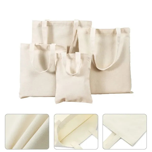 White Economical Canvas Tote Bag