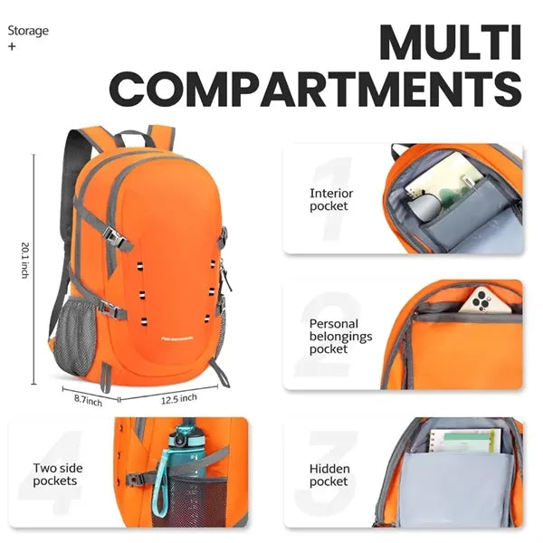 40L Lightweight Packable Travel Hiking Backpack