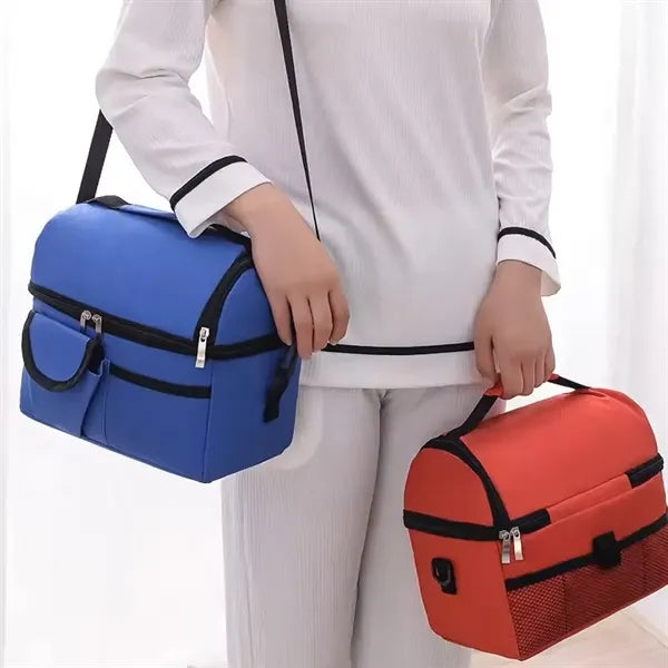 Thermal Tote Portable Insulated Cooler Lunch Bag
