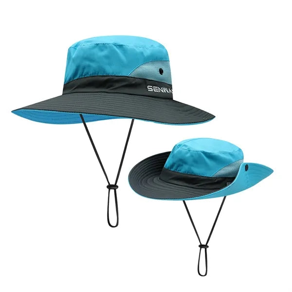 Unisex Sun Hat with Wide Brim - UPF 50+
