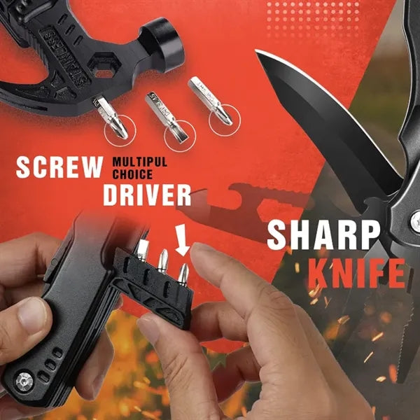 All in One Multitool Portable Folding Survival Hammer