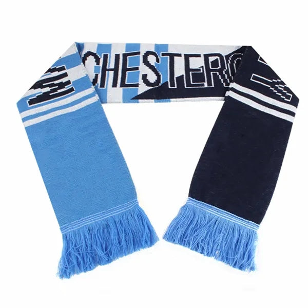 Jacquard Woven Knit Scarf with Fringe