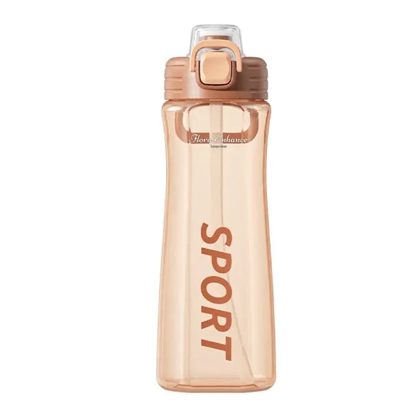Transparent Handle Portable Plastic Cup with graduated Sport