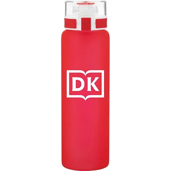 20.9 oz h2go Mudra Single Wall Glass Bottle-Carrying Handle