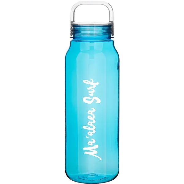 38 oz h2go Glint Single Wall Plastic Bottle with Handle