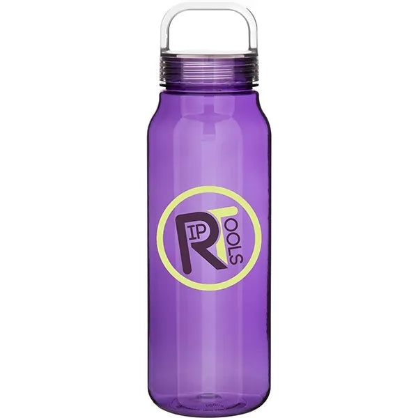38 oz h2go Glint Single Wall Plastic Bottle with Handle