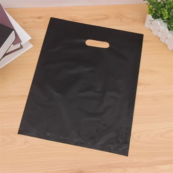 Frosted Plastic Die-Cut Bag with Flexo Ink Printing