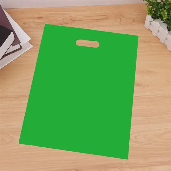 Frosted Plastic Die-Cut Bag with Flexo Ink Printing