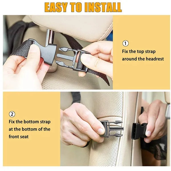 Portable Multi Use Car Backseat Kick Proof Storage Bag