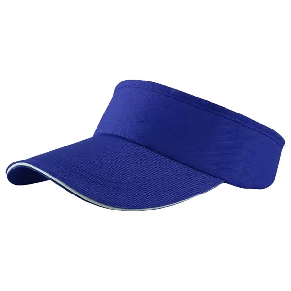 Adjustable Empty Top Cotton Sun Visor Hat