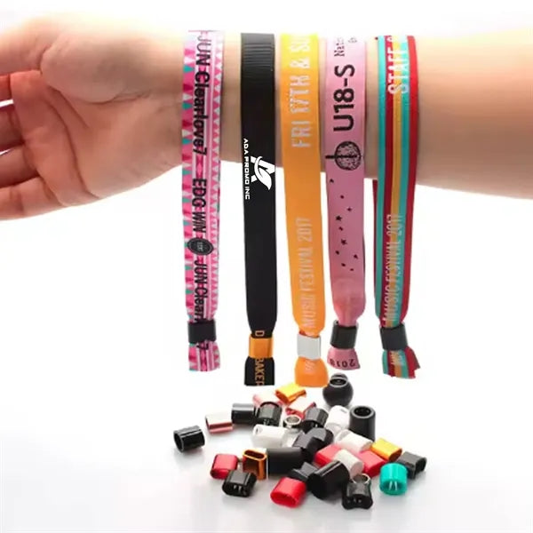5/8'' Polyester Dye Sublimation Wristband with Closure