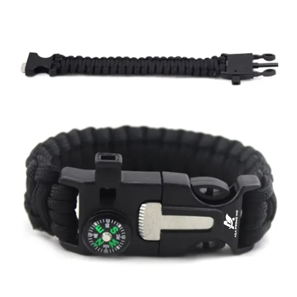 Survival Paracord Bracelet with Compass