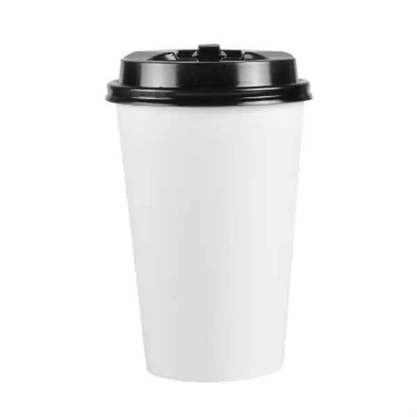 Disposable Paper Coffee Cup with Lid