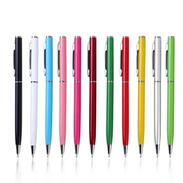 Slim Twist Action Ballpoint Pen / Gold Trim