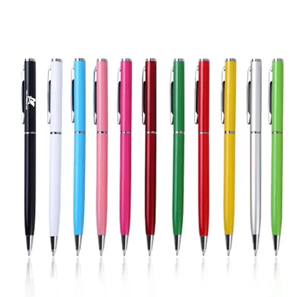 Slim Twist Action Ballpoint Pen / Gold Trim