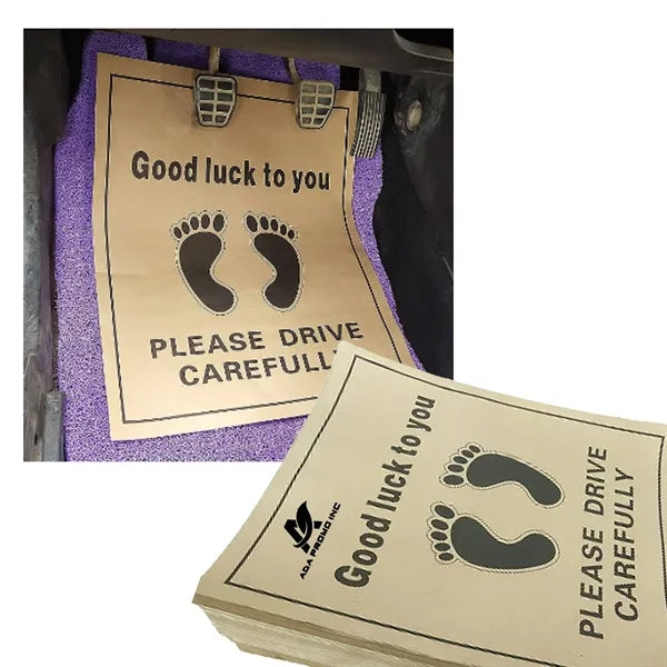 Disposable Kraft Paper Car Foot Pads