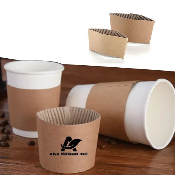 Kraft Paper Coffee Cup Sleeves