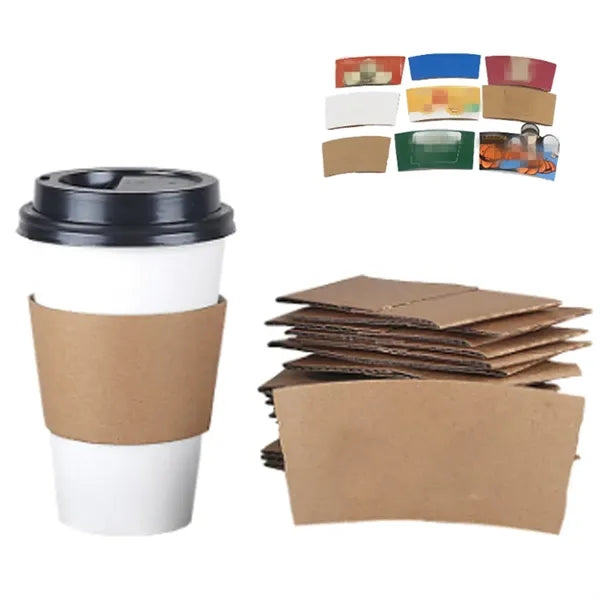 Kraft Paper Coffee Cup Sleeves