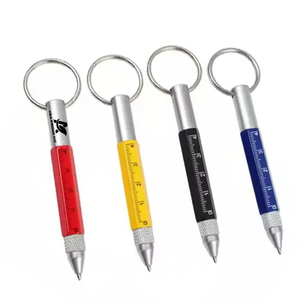6 In 1 Small Metal Tech Ballpoint Pen