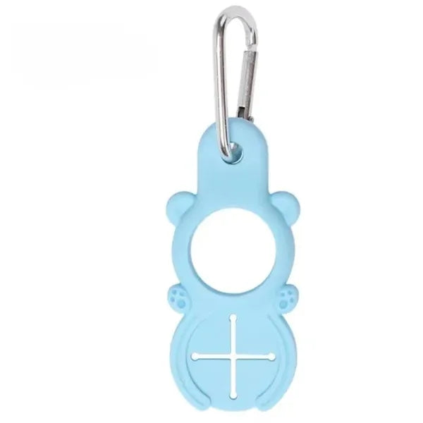 Silicone Bottle Clip with Carabiner