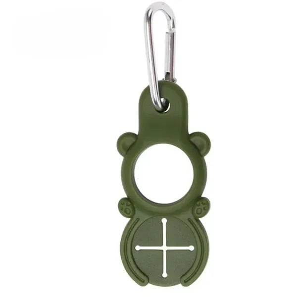 Silicone Bottle Clip with Carabiner