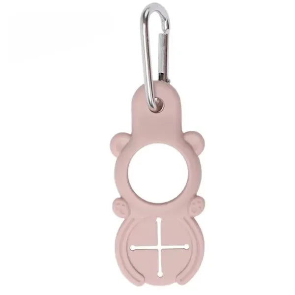 Silicone Bottle Clip with Carabiner