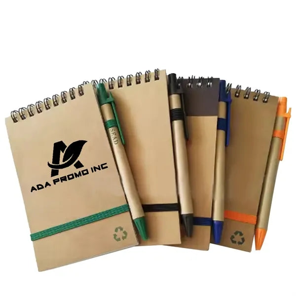 Recycled Spiral Jotter With Custom Logo