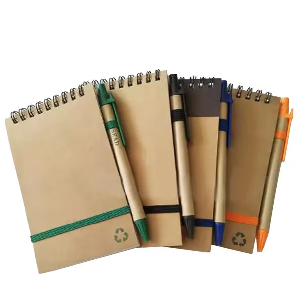 Recycled Spiral Jotter With Custom Logo