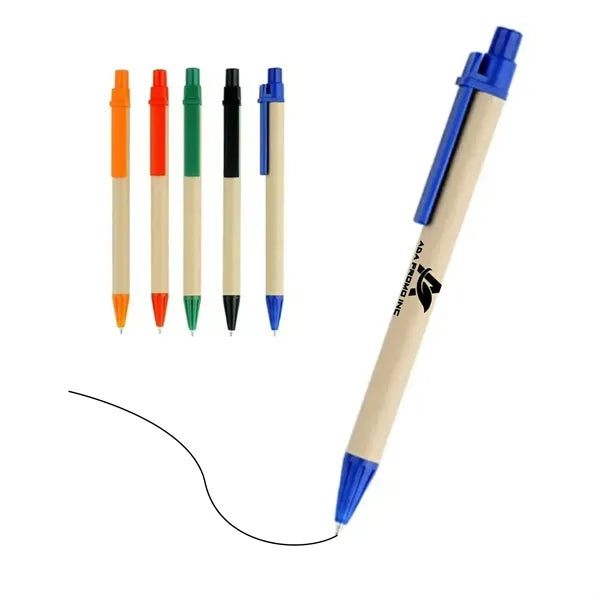 Eco-Friendly Recycled Cardboard Ballpoint Pens