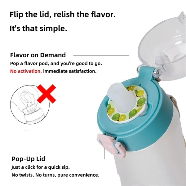 Air Water Bottle With 1 Flavour Pod