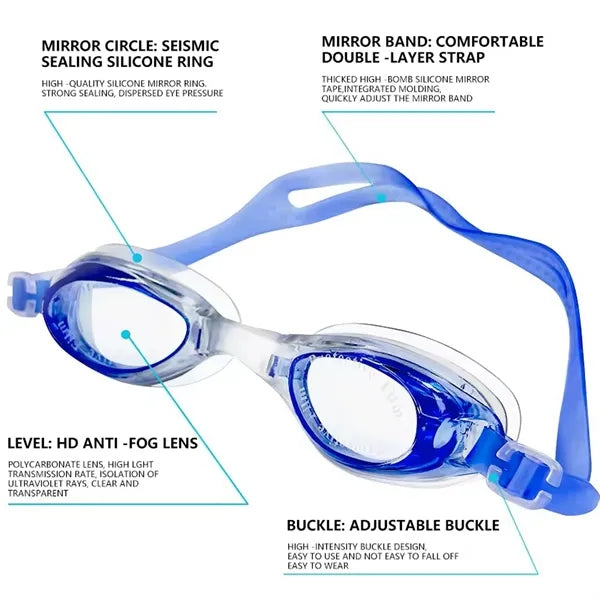 Adult HD Swimming Goggles Boxed Waterproof