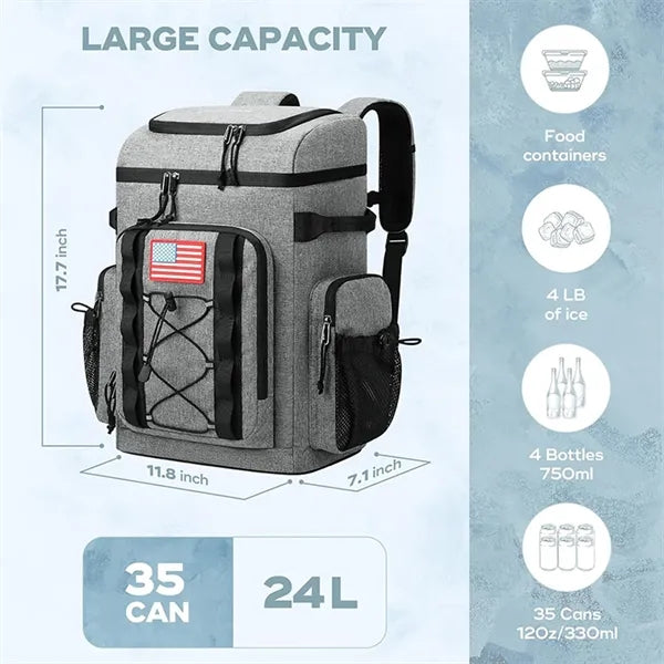 Leak-proof Backpack Cooler