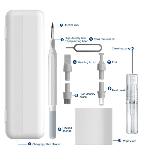 10pcs Set Electronic Cleaning Pen Kit
