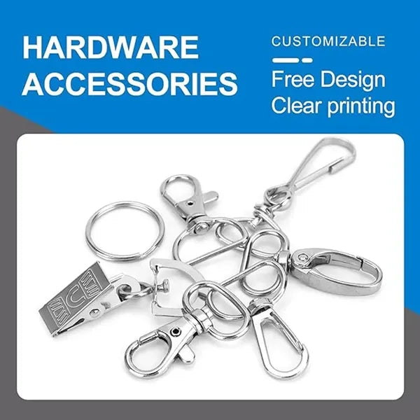 Polyester Photo Text Logo Keys ID Badge Lanyard