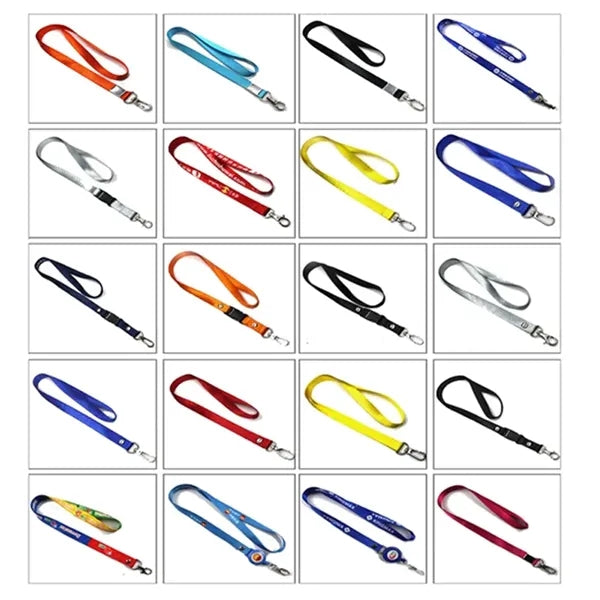 Polyester Photo Text Logo Keys ID Badge Lanyard