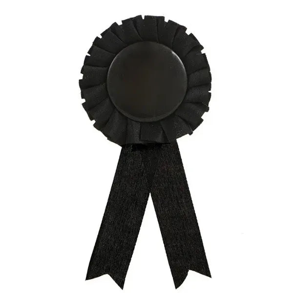 Ribbon Satin Fabric Tinplate Badge Pin
