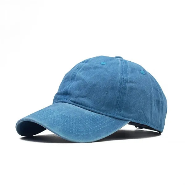 6-Panel Vintage Cotton Baseball Cap