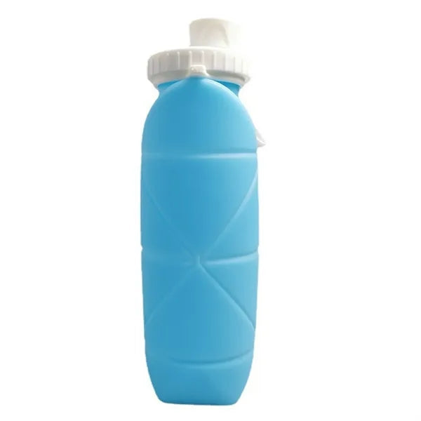 20oz. Silicone Foldable Collapsible Water Bottle