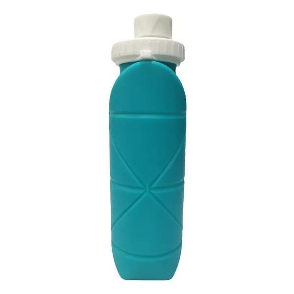 20oz. Silicone Foldable Collapsible Water Bottle