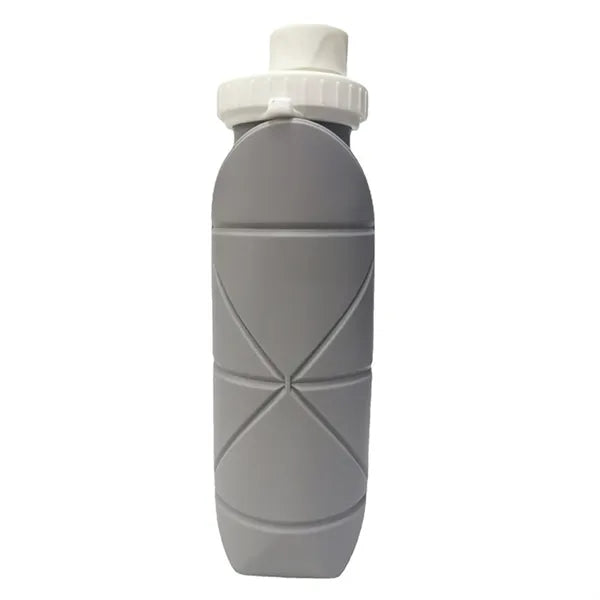 20oz. Silicone Foldable Collapsible Water Bottle