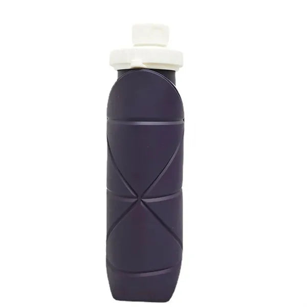 20oz. Silicone Foldable Collapsible Water Bottle