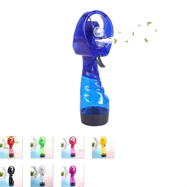 Deluxe Portable Handheld Battery Powered Water Misting Fan