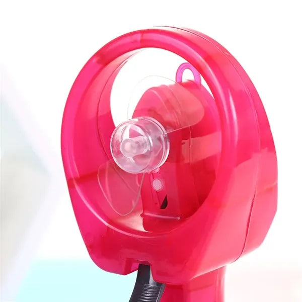 Deluxe Portable Handheld Battery Powered Water Misting Fan